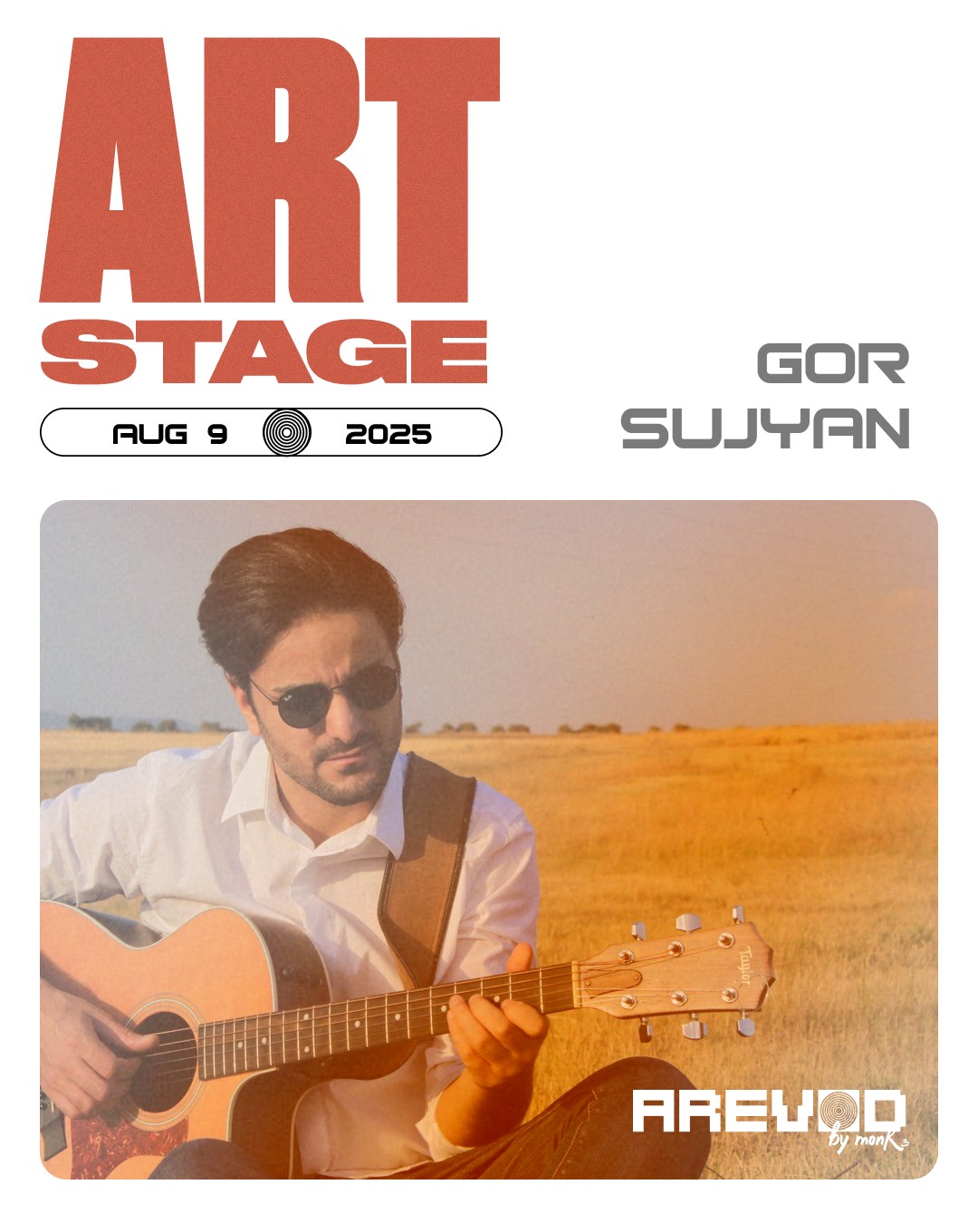Gor Sujyan artist announcement poster, Art Stage
