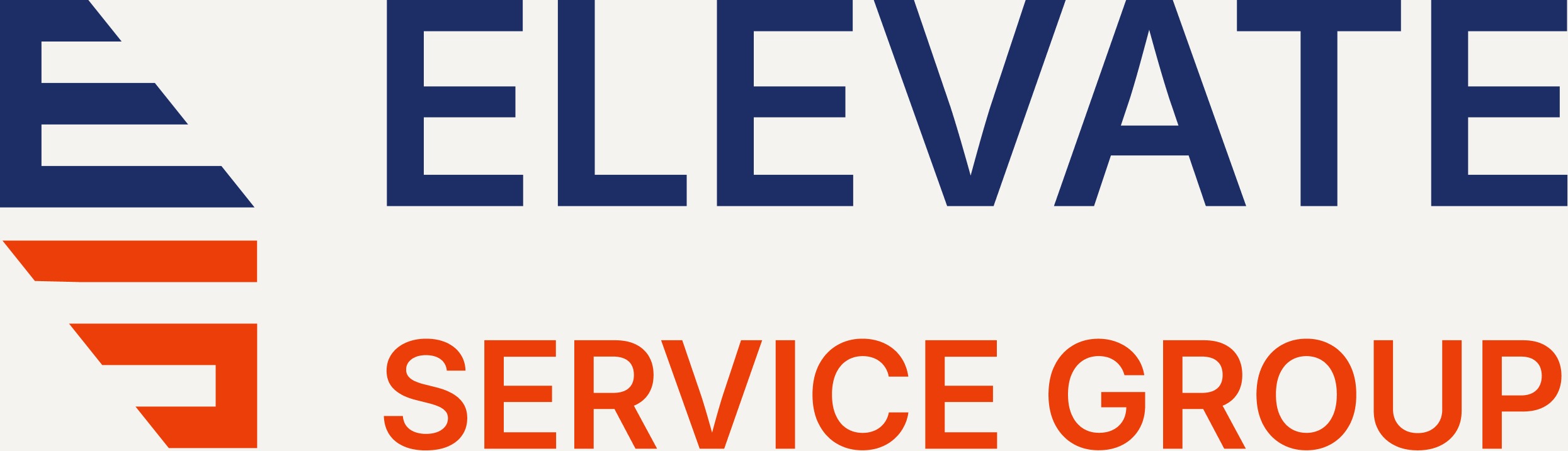 Elevate Service Group two-color logo lockup