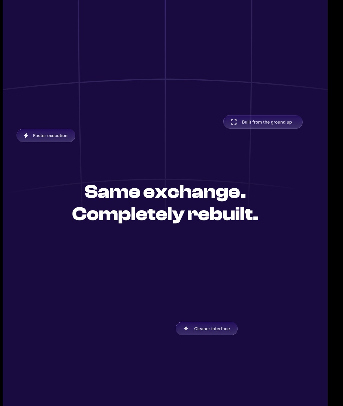 Freedx social post — Same exchange, completely rebuilt