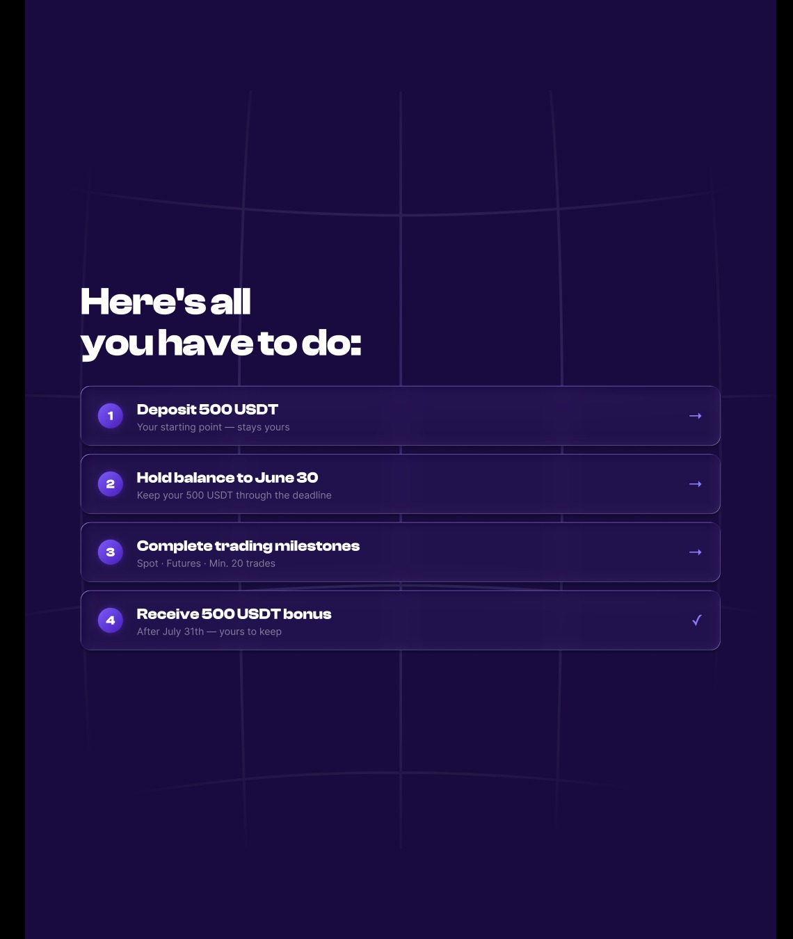 Freedx social post — Here's all you have to do