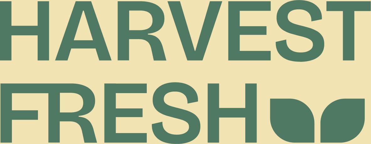Harvest Fresh wordmark in green