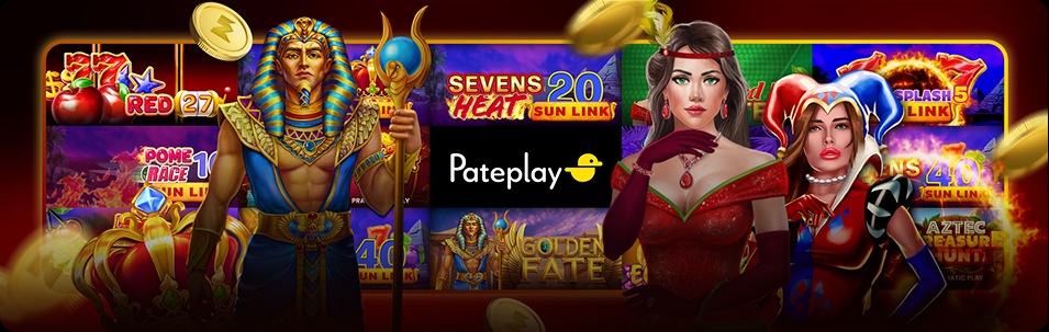 1King Casino provider banner — Pateplay, pharaoh theme