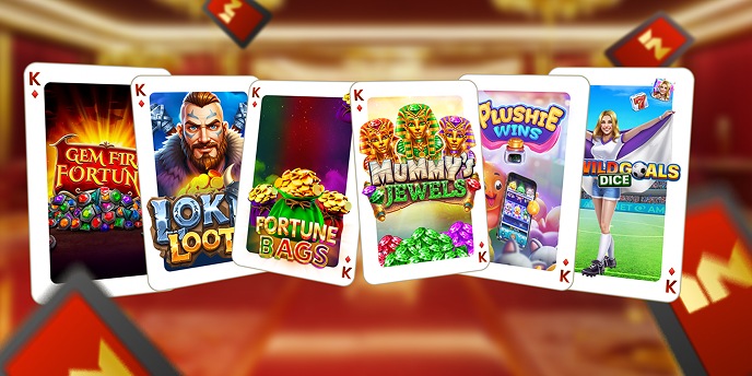 1King Casino slot game preview cards — set 1