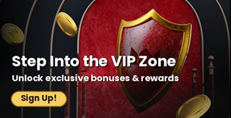 1King Casino VIP Zone sign-up banner