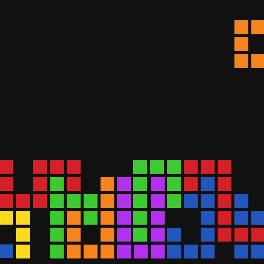 Tetra-Armenia wordmark built from colorful interlocking Tetris-style blocks
